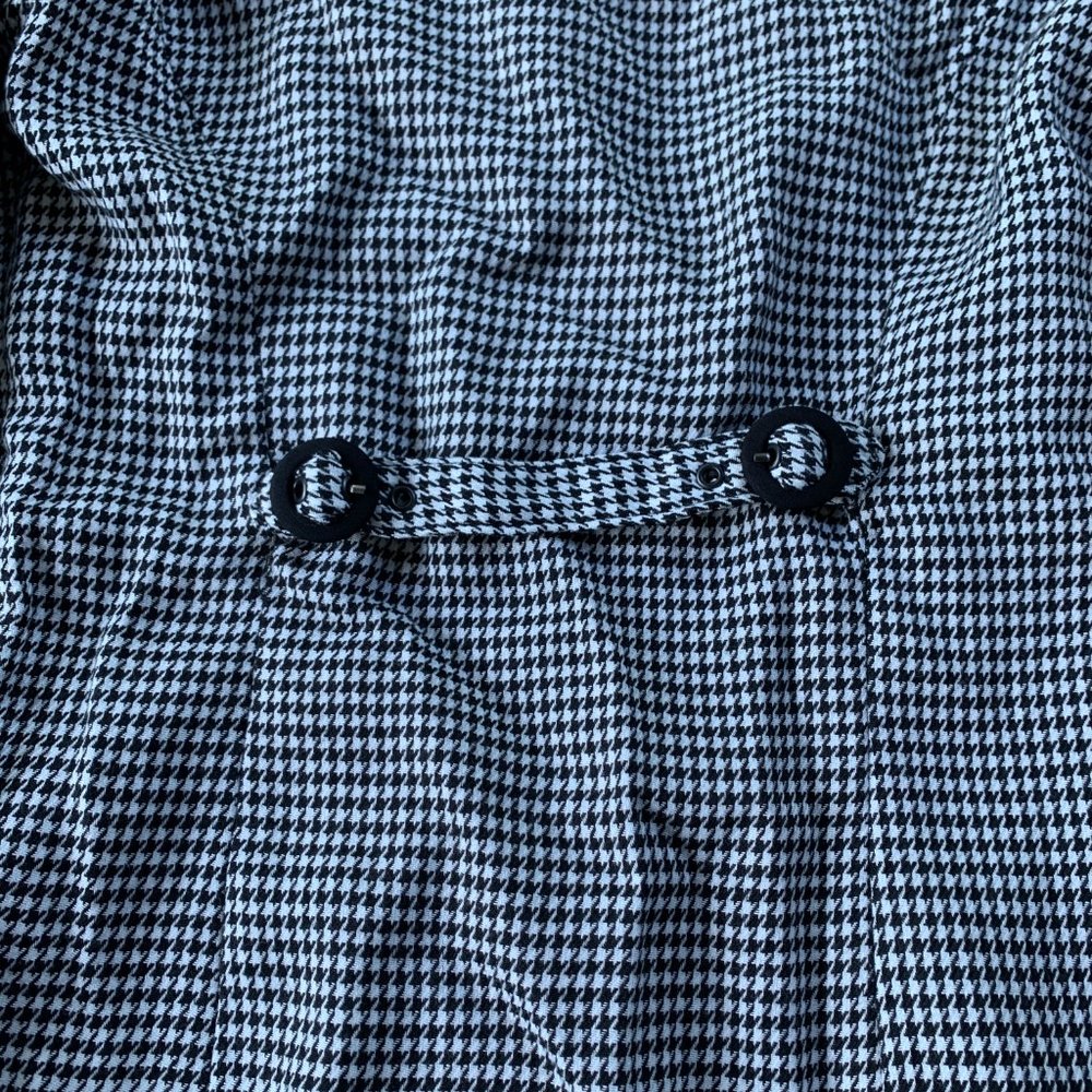 L'Academie The Lila Mini Dress Houndstooth Black - Picture 6 of 7